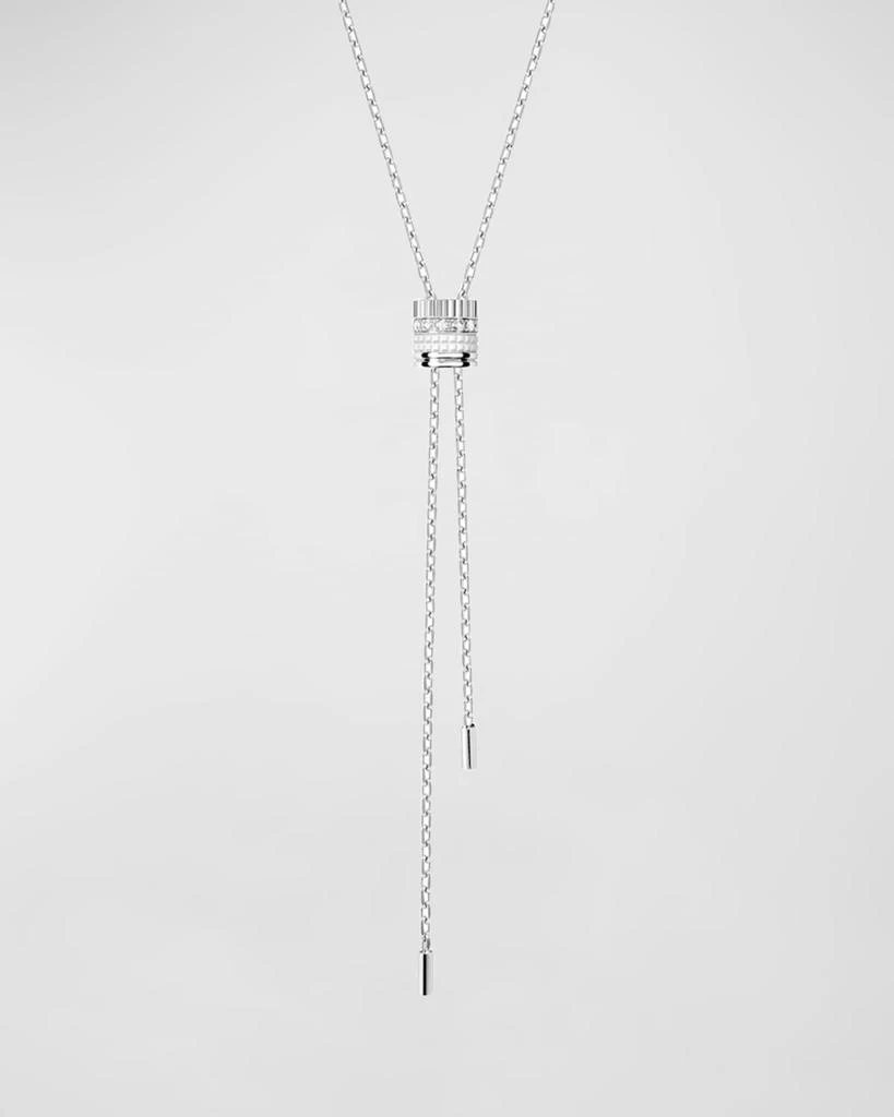 商品Boucheron|Quatre 18K White Gold Double Edition Small Tie Necklace,价格¥53635,第1张图片