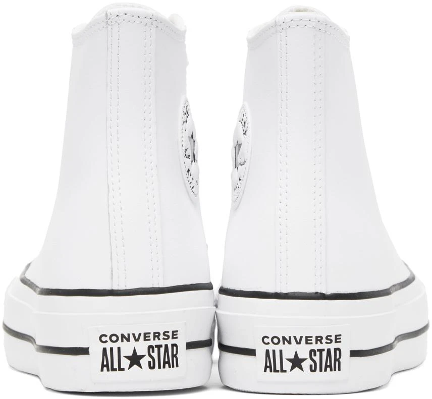 商品Converse|白色 Chuck Taylor All Star Lift 高帮运动鞋,价格¥940,第2张图片详细描述