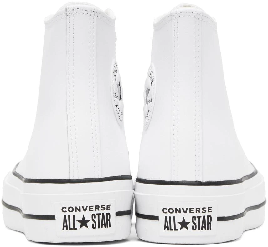 商品Converse|白色 Chuck Taylor All Star Lift 高帮运动鞋,价格¥876,第2张图片详细描述