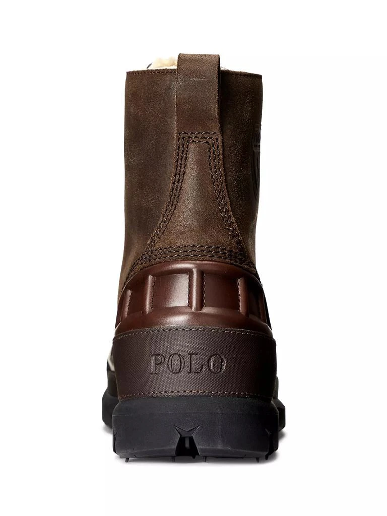 商品Ralph Lauren|Oslo High II Leather Lug Sole Boots,价格¥1473,第3张图片详细描述