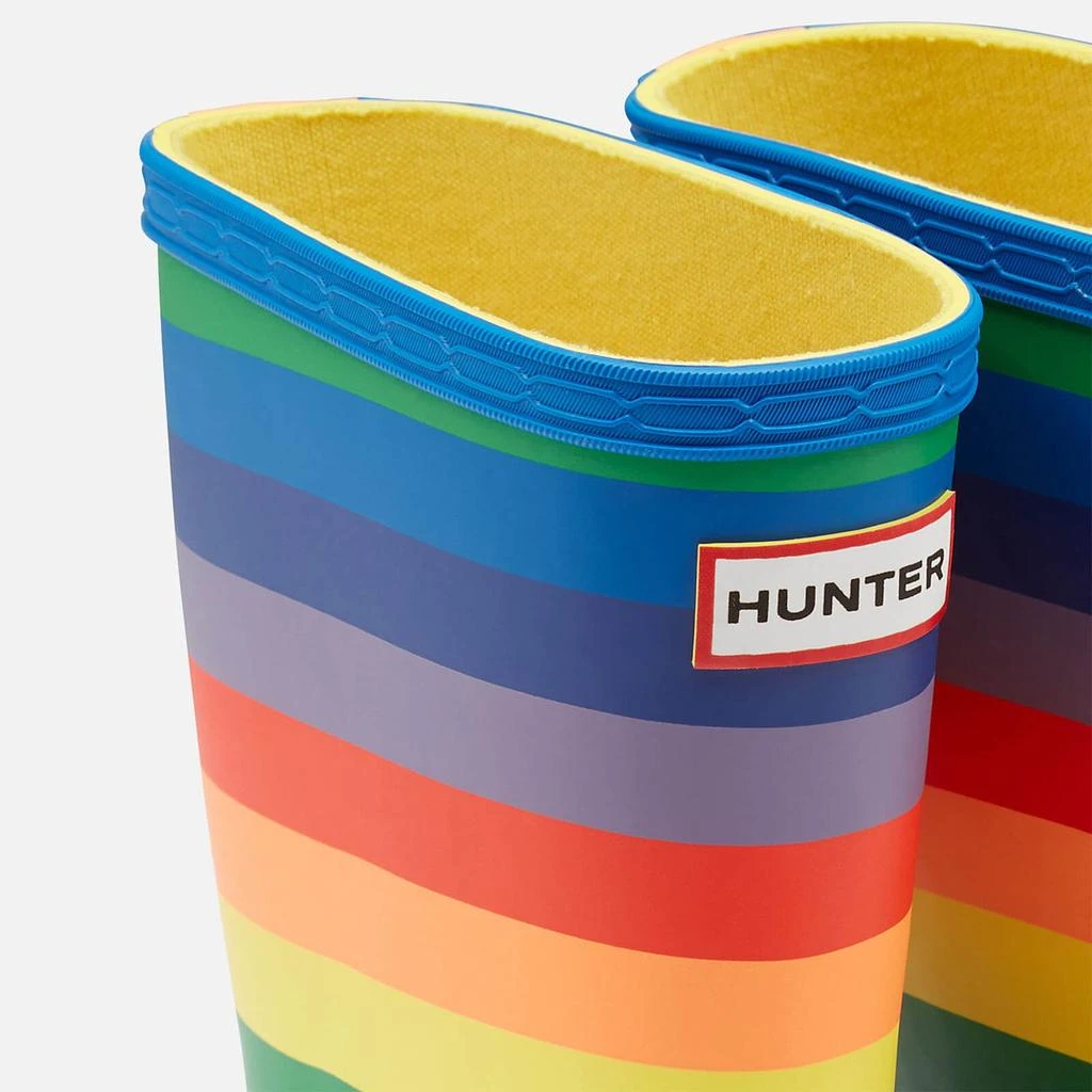 商品Hunter|Hunter Kids' First Classic Rainbow Wellington Boots - Multi,价格¥217,第5张图片详细描述