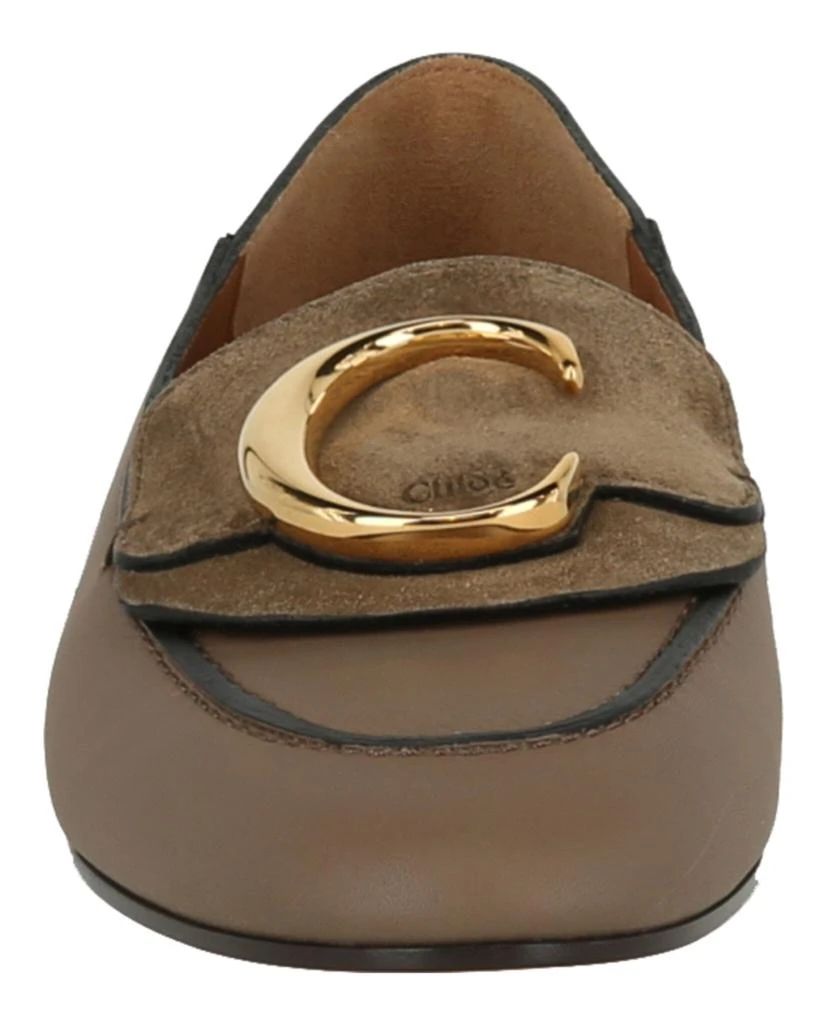商品Chloé|C-Logo Leather Loafer,价格¥3616,第4张图片详细描述
