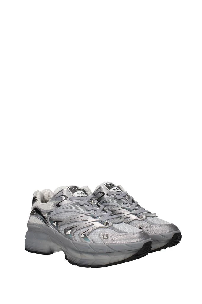 商品Valentino|Sneakers ms 2960 Fabric Silver,价格¥6032,第2张图片详细描述