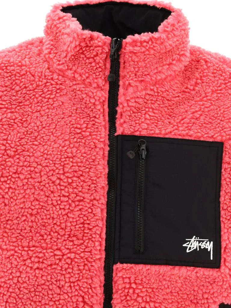 商品STUSSY|Sherpa Jackets Fuchsia,价格¥1268,第5张图片详细描述