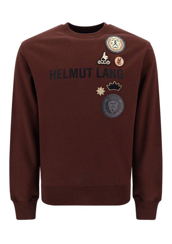 Helmut Lang Patch Detailed Crewneck Sweatshirt商品第1张图片规格展示