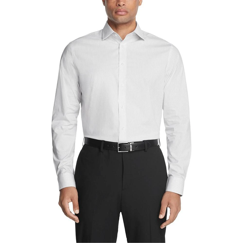 商品Calvin Klein|Men's Steel+ Slim Fit Stretch Wrinkle Resistant Dress Shirt,价格¥318,第1张图片