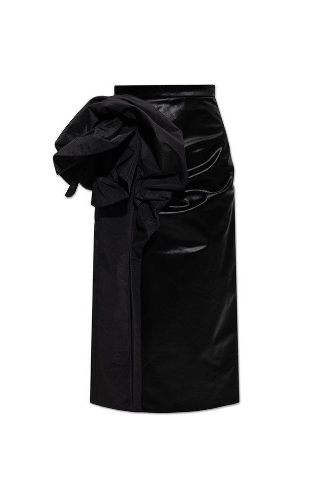 商品MAISON MARGIELA|Maison Margiela Draped Midi Skirt,价格¥3070-¥4776,第1张图片