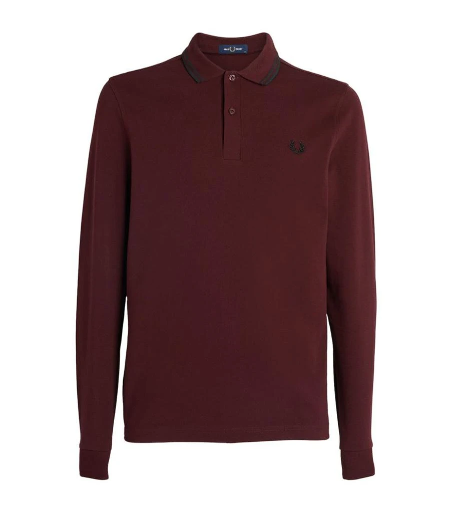 商品Fred Perry|Long-Sleeved Twin Tipped Polo Shirt,价格¥587,第1张图片