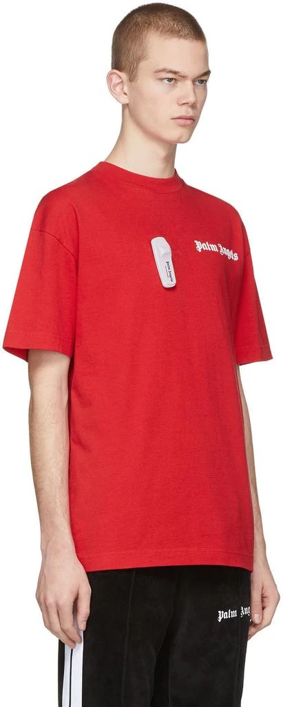 商品Palm Angels|Red New Basic T-Shirt,价格¥1607,第2张图片详细描述