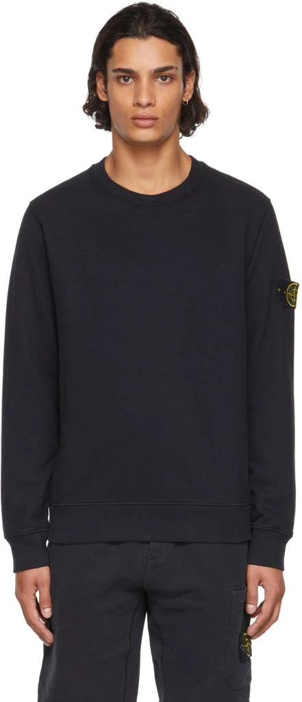 商品Stone Island|Navy Classic Crewneck Sweatshirt,价格¥2389,第1张图片