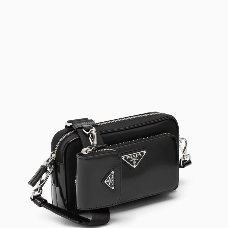 商品Prada|Black Re-Nylon messenger bag,价格¥14584,第3张图片详细描述