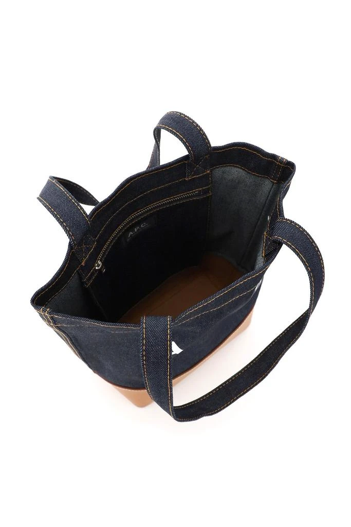 商品A.P.C.|A.P.C. Axelle Two-Tone Small Tote Bag,价格¥1460,第4张图片详细描述