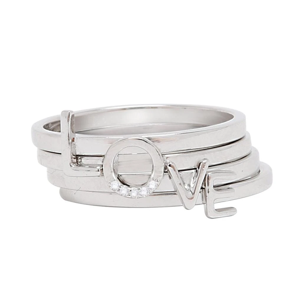 商品ADORNIA|Adornia  Love Ring Stack silver,价格¥272,第2张图片详细描述