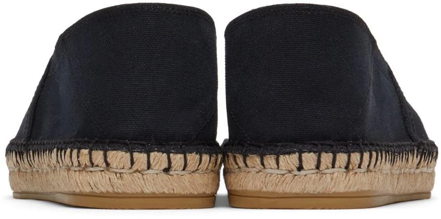 商品Valentino|Black Canvas VLTN Espadrilles,价格¥3022,第4张图片详细描述
