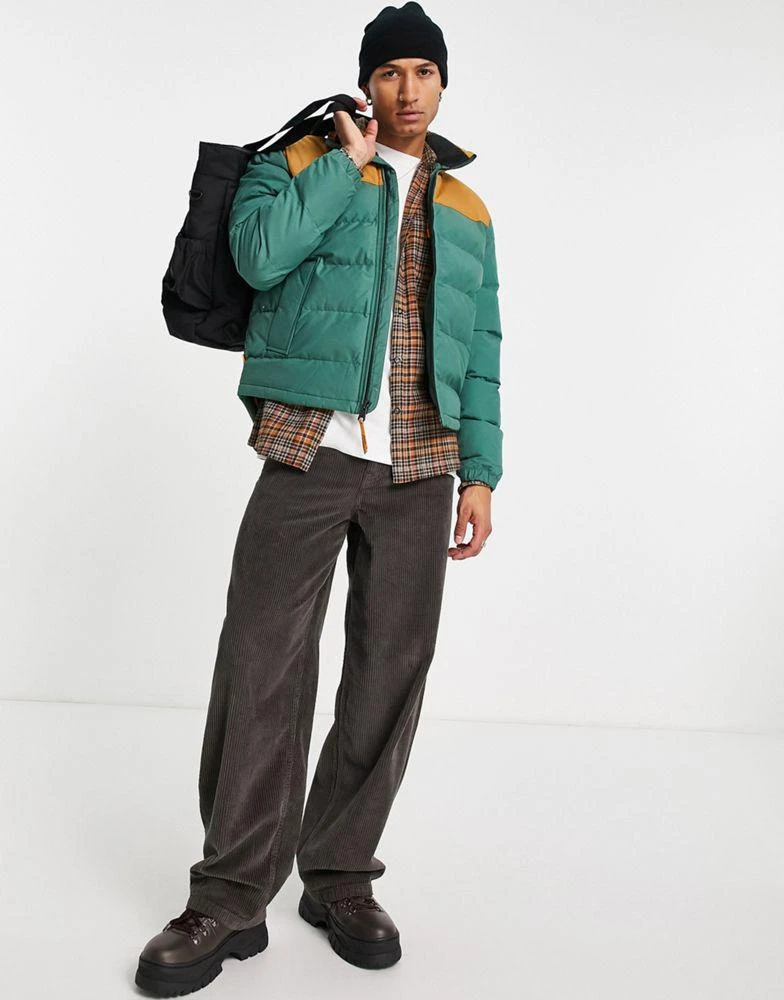 商品Timberland|Timberland Welch Mountain puffer jacket in wheat tan/green,价格¥1432,第2张图片详细描述