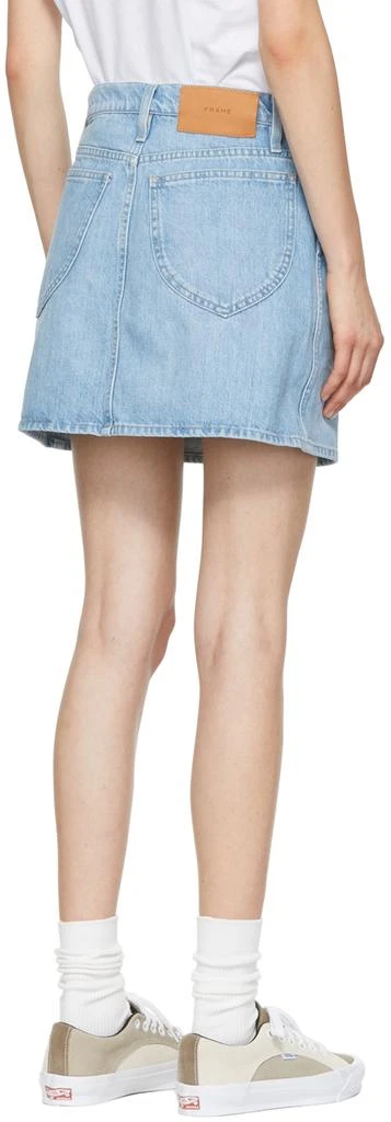 商品FRAME|Blue 'Le Italien' Mini Skirt,价格¥857,第3张图片详细描述