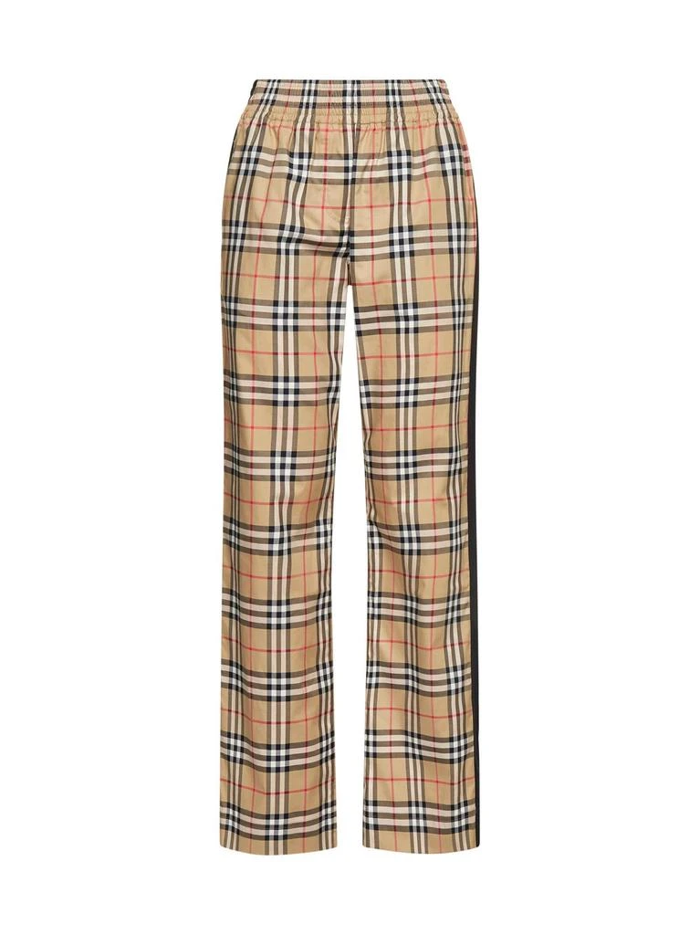 商品Burberry|Burberry Vintage Check Straight Leg Trousers,价格¥3951,第1张图片