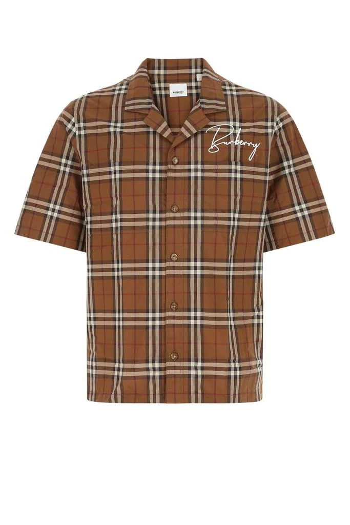 商品Burberry|Burberry Checked Short-Sleeved Shirt,价格¥3731,第1张图片