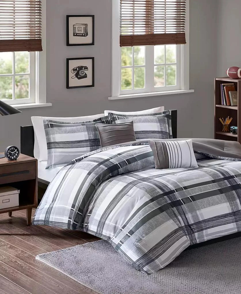 商品Intelligent Design|Rudy 5-Pc. Plaid Comforter Set,价格¥1545,第2张图片详细描述
