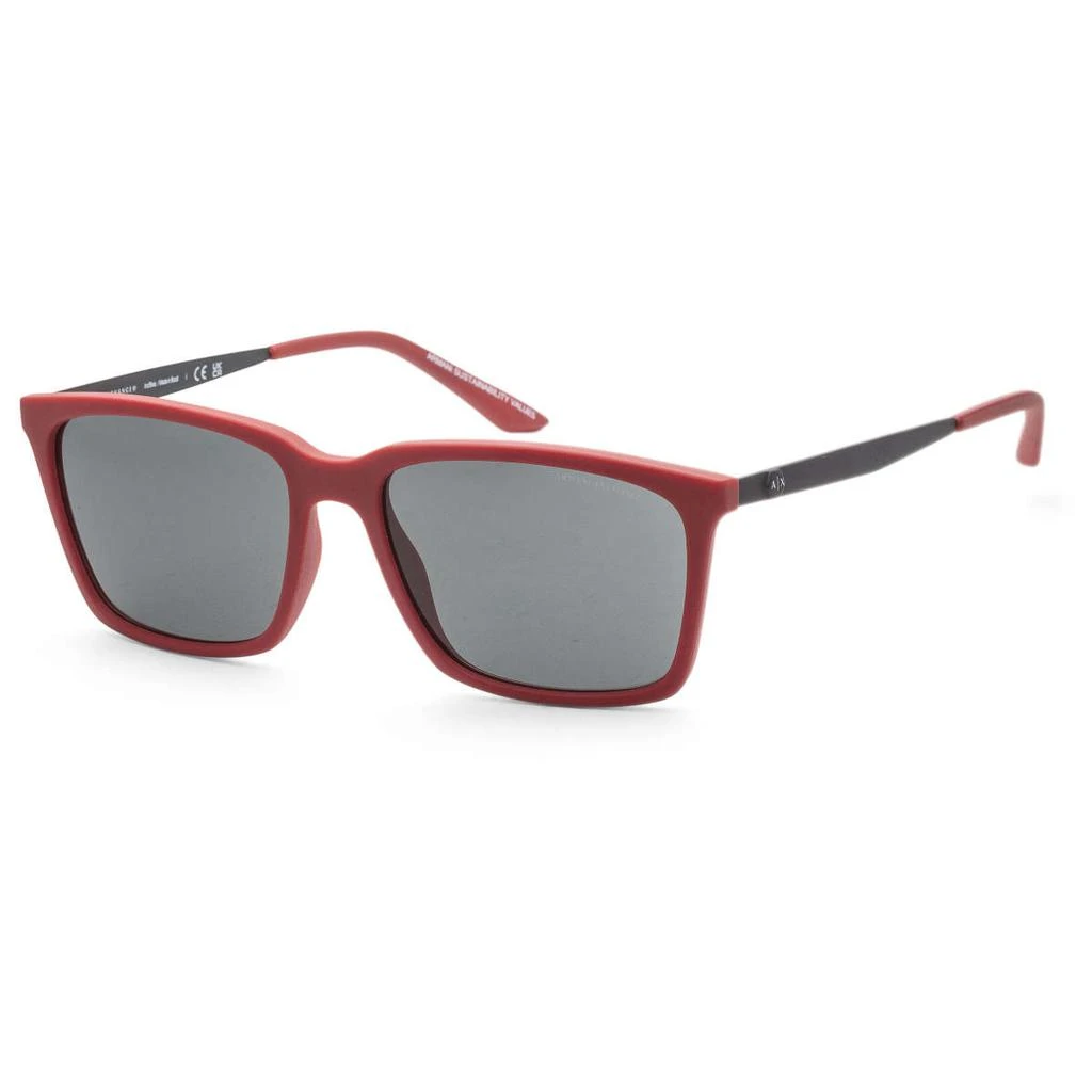 商品Armani Exchange|Armani Exchange Men's Red Rectangular Sunglasses,价格¥301,第1张图片