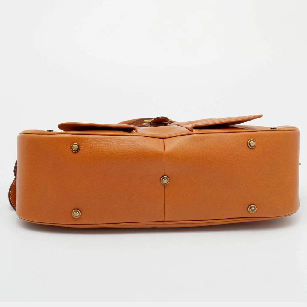 Dior Brown Leather Double Saddle Bowler Bag 商品