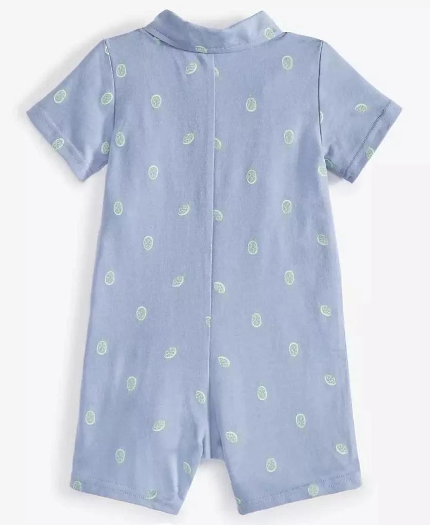 商品First Impressions|Baby Boys Tiny Turtles Collared Sunsuit, Created for Macy's,价格¥46,第2张图片详细描述