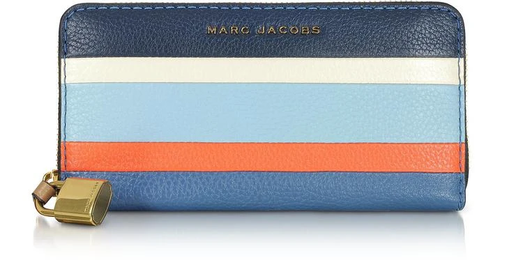 商品Marc Jacobs|Marc Jacobs The Grind Colorblocked Leather Continental Wallet,价格¥1079,第1张图片