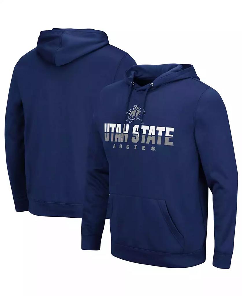 Мужская толстовка с капюшоном в виде фонаря с символикой команды Penn State Nittany Lions, темно-синего цвета. image 2