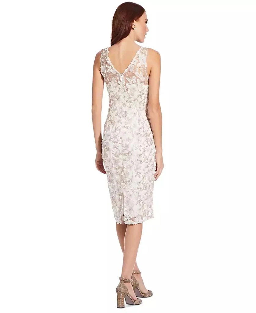 商品Adrianna Papell|Women's Floral Embroidered Sheath Dress,价格¥1414,第3张图片详细描述