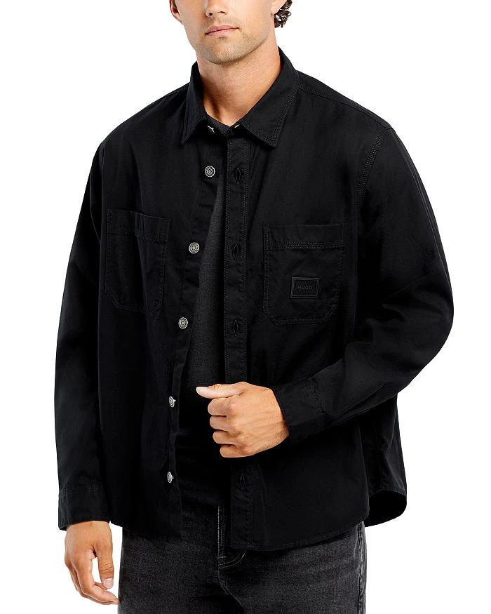 商品Hugo Boss|Erato Oversized Fit Button Front Jacket,价格¥626,第1张图片