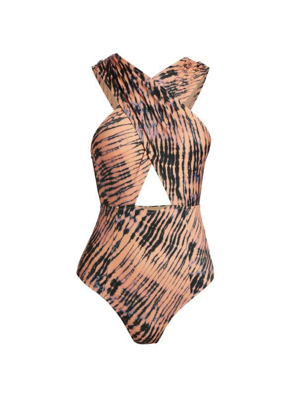 商品Ulla Johnson|Keiran Maillot Tie Dye One Piece Swimsuit,价格¥763,第4张图片详细描述