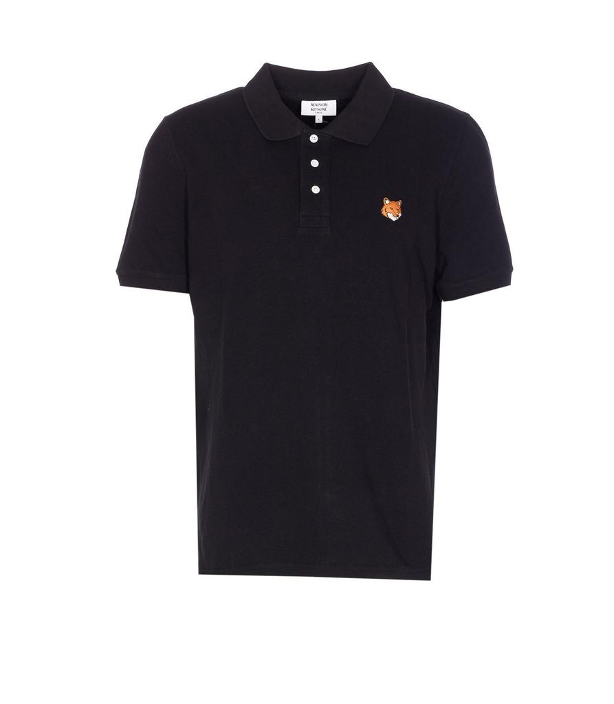 Shop Maison Kitsuné Fox Head Regular Polo Shirt on Sale at