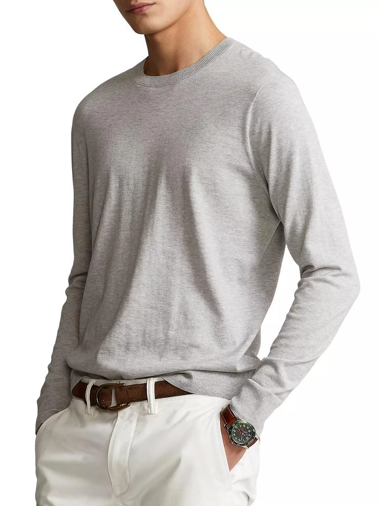 商品Ralph Lauren|Cotton Crewneck Sweater,价格¥743,第3张图片详细描述