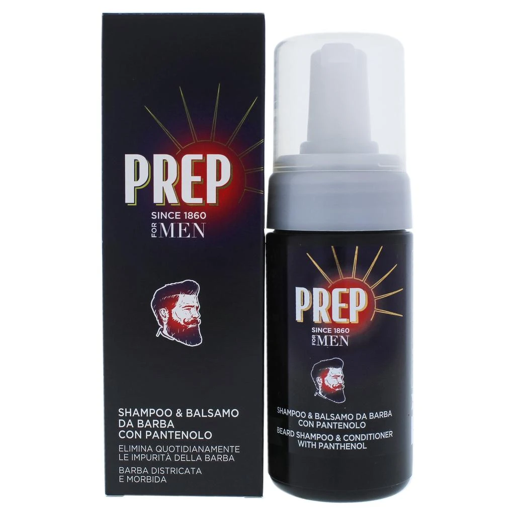 商品Prep|Beard Shampoo and Conditioner with Panthenol by  for Men - 3.4 oz Shampoo and Conditioner,价格¥202,第1张图片