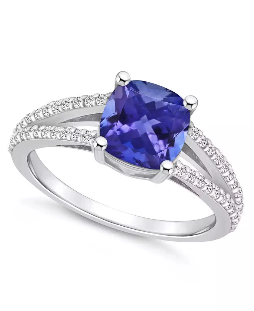 商品Macy's|Tanzanite (2-1/3 Ct. t.w.) and Diamond (1/3 Ct. t.w.) Ring,价格¥50791,第1张图片