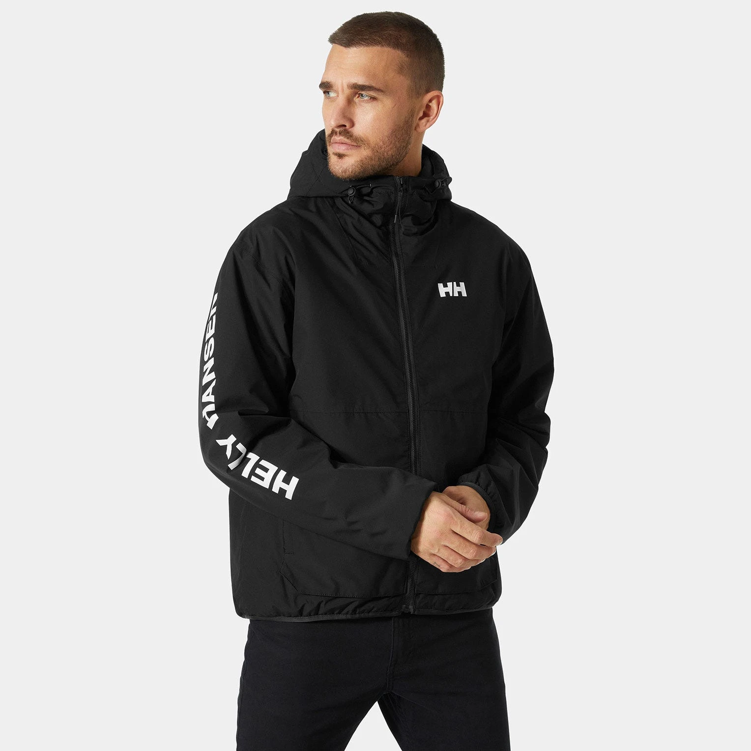 商品Helly Hansen|Helly Hansen 男士户外冲锋衣 53983990BLACK 黑色,价格¥2203,第1张图片