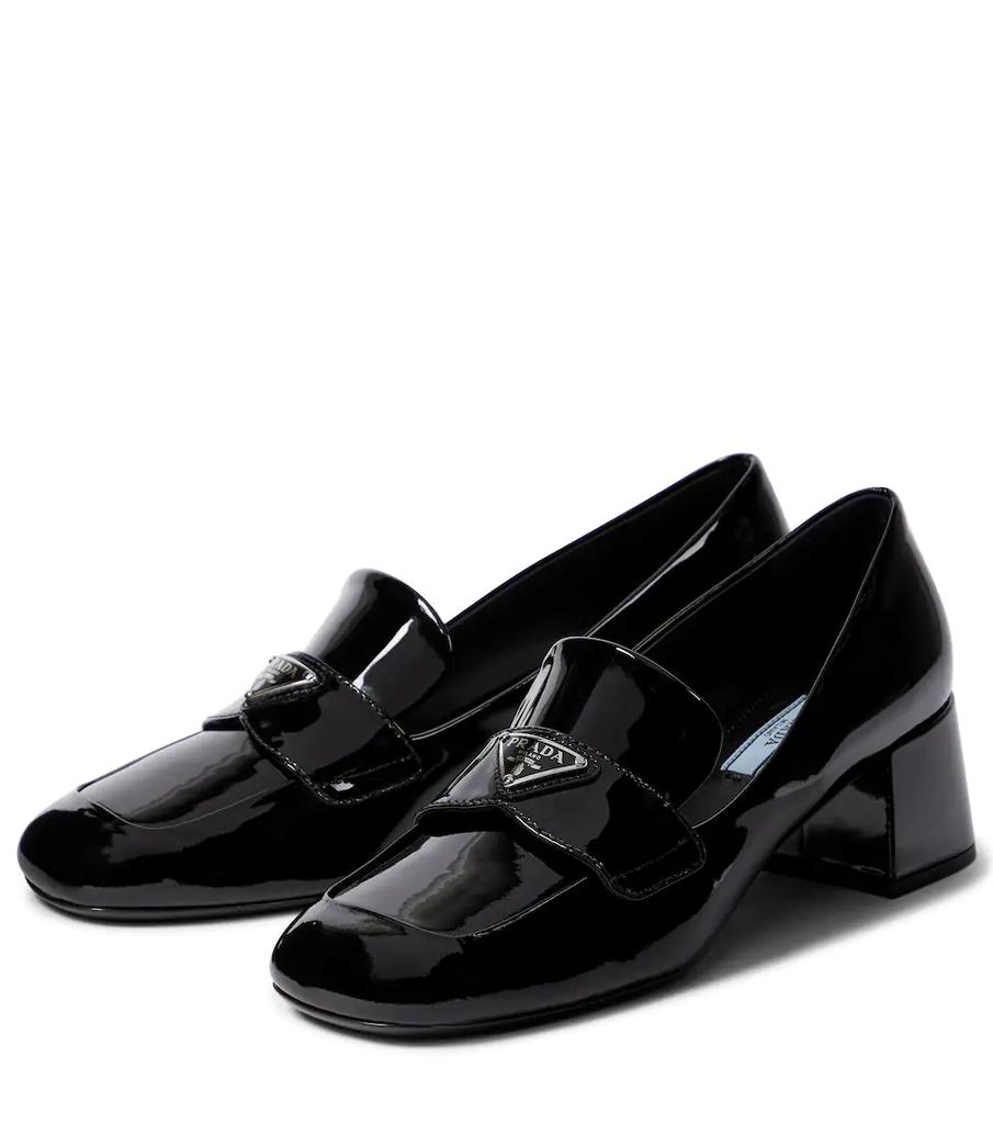 Patent leather loafer pumps商品第5张图片规格展示