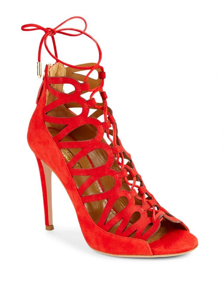 商品Aquazzura|Unforgettable Leather Stiletto Pumps,价格¥1734,第1张图片