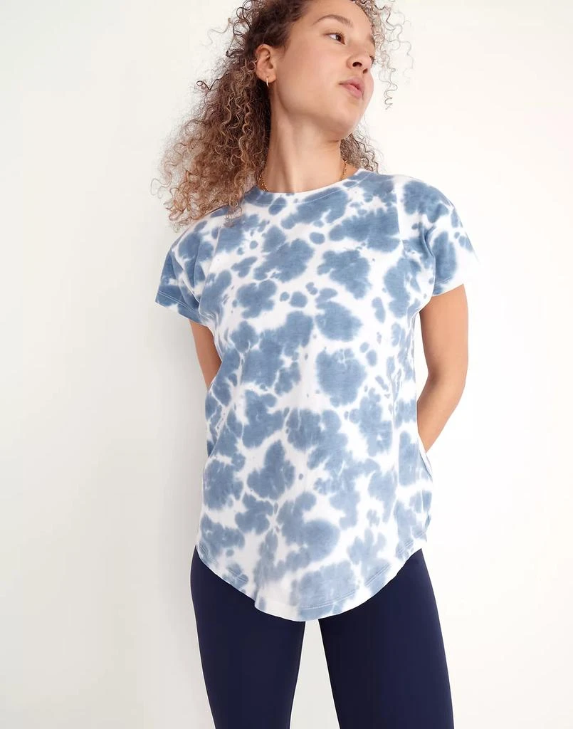商品Madewell|MWL Tie-Dye Seamed Tee,价格¥158,第1张图片