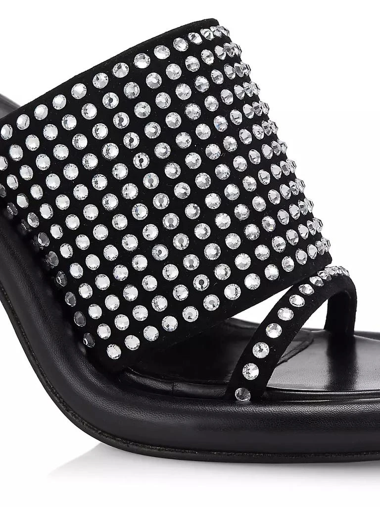 Bumper Crystal-Embellished Leather Mules 商品