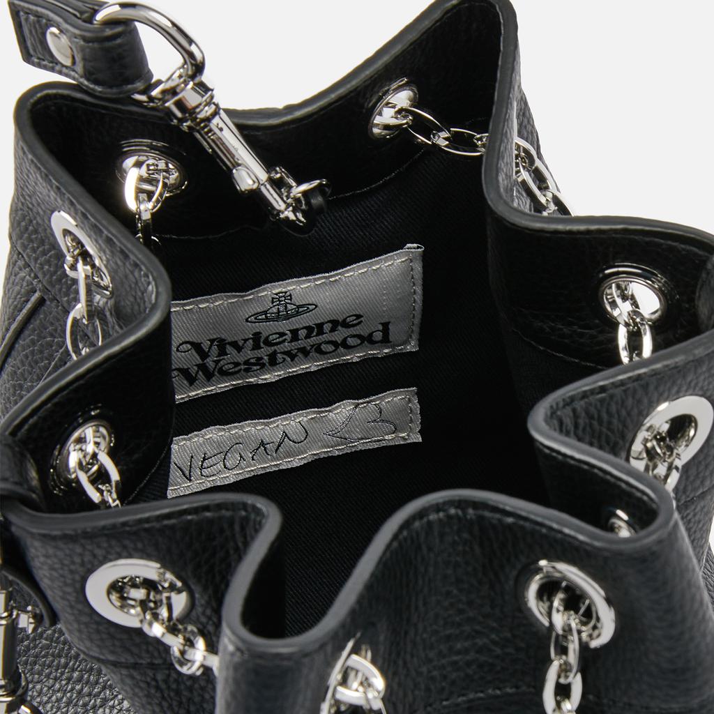 トートバッグ Vivienne Westwood Vivienne Westwood Women's Chrissy Bucket B Chrissy Small Bucket Bag in BLACK | Vivienne Westwood®