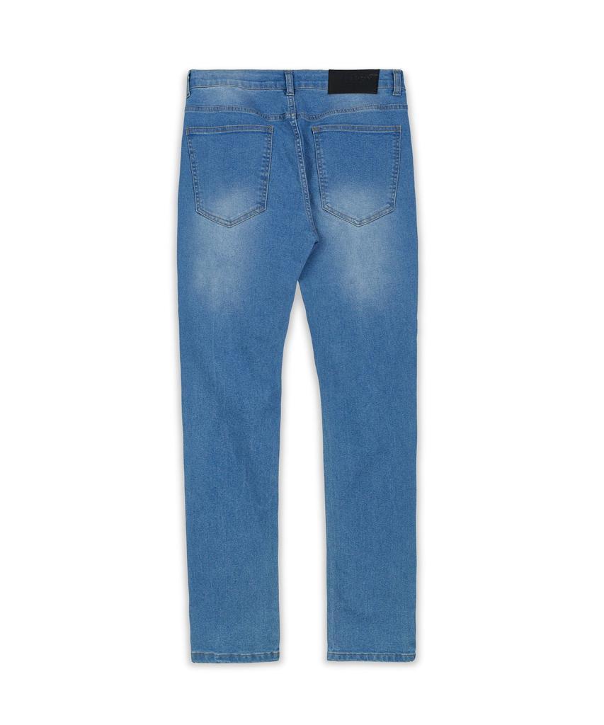 商品Reason Clothing|Mason Medium Wash Ripped Jeans,价格¥148,第5张图片详细描述