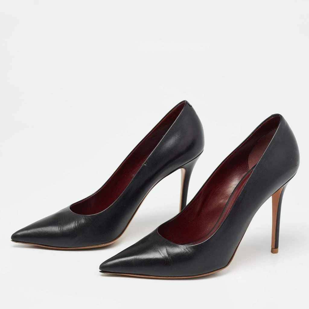 商品[二手商品] Celine|Celine Black Leather Pointed-Toe Pumps Size 38,价格¥2437,第2张图片详细描述