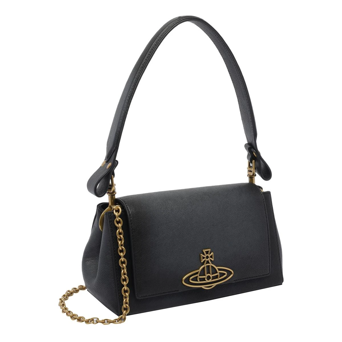 商品【商品预售7天】 Vivienne Westwood|Vivienne Westwood 女士手提包 4602000LWL00A8N401 黑色,价格¥4136,第3张图片详细描述