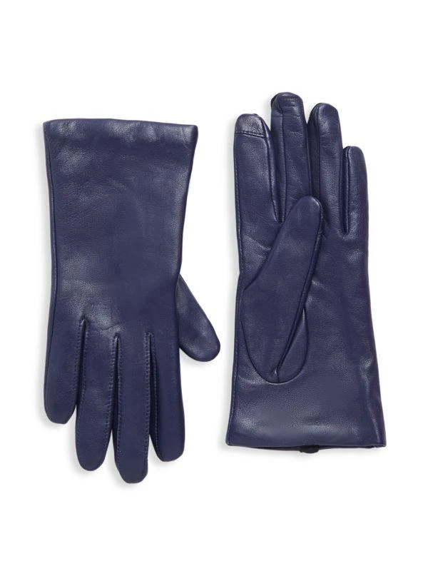 商品Saks Fifth Avenue|Cashmere-Lined Leather Gloves,价格¥279,第1张图片