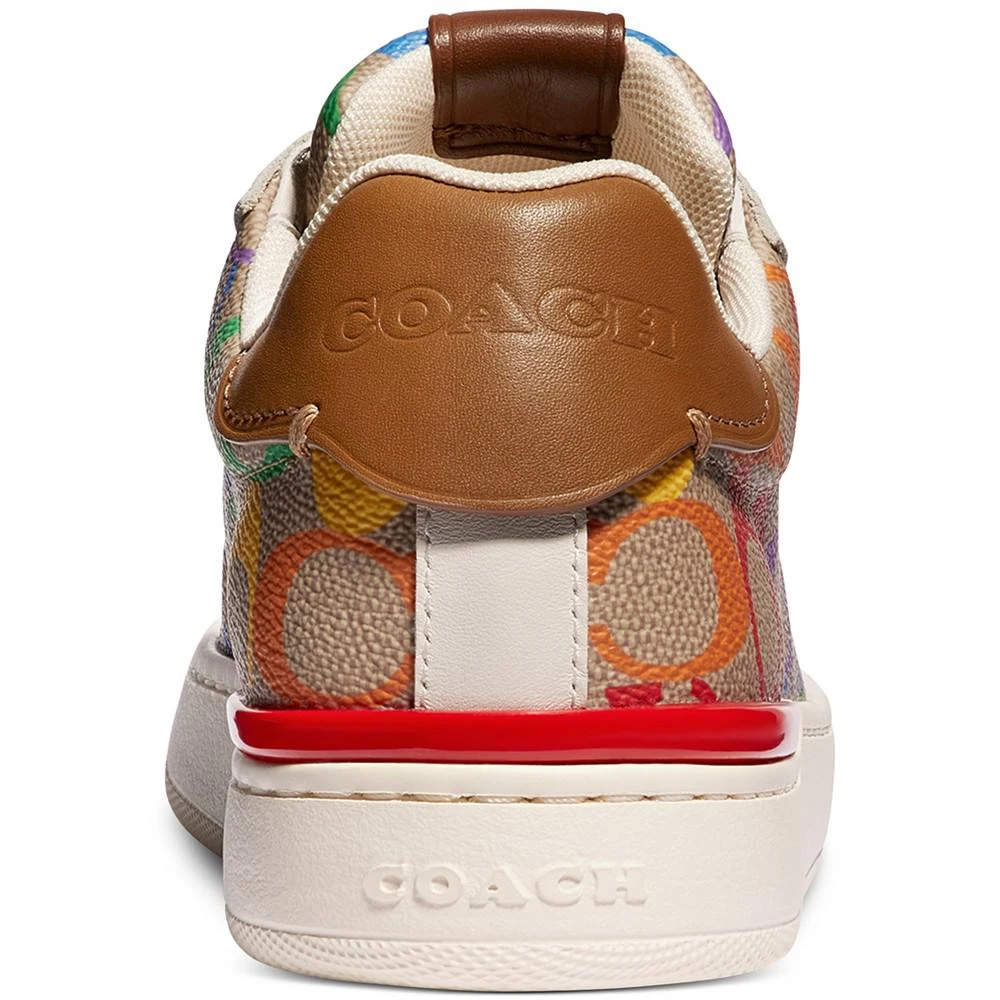 商品Coach|Women's Lowline Rainbow Signature Pride Sneakers,价格¥488,第3张图片详细描述