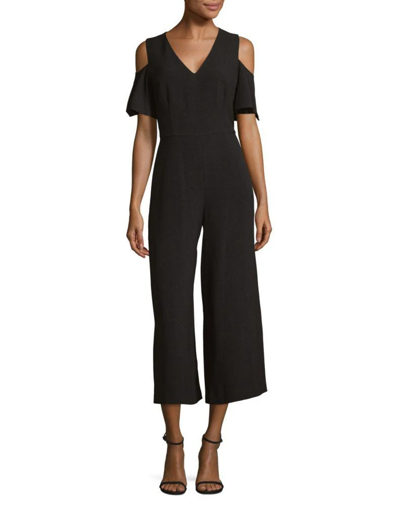 商品Karl Lagerfeld Paris|Cold-Shoulder Jumpsuit,价格¥187,第1张图片