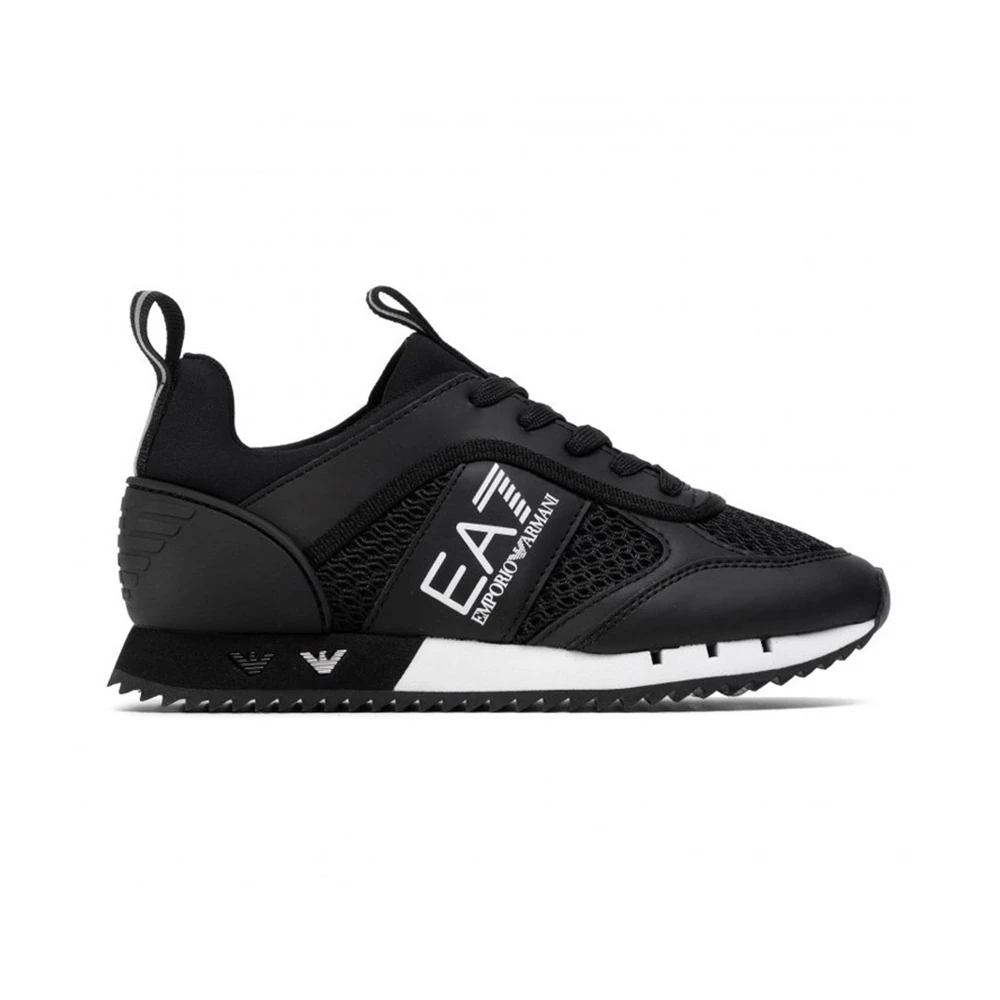 商品Emporio Armani|EMPORIO ARMANI 黑色男士运动鞋 X8X027-XK050-A120,价格¥733,第1张图片