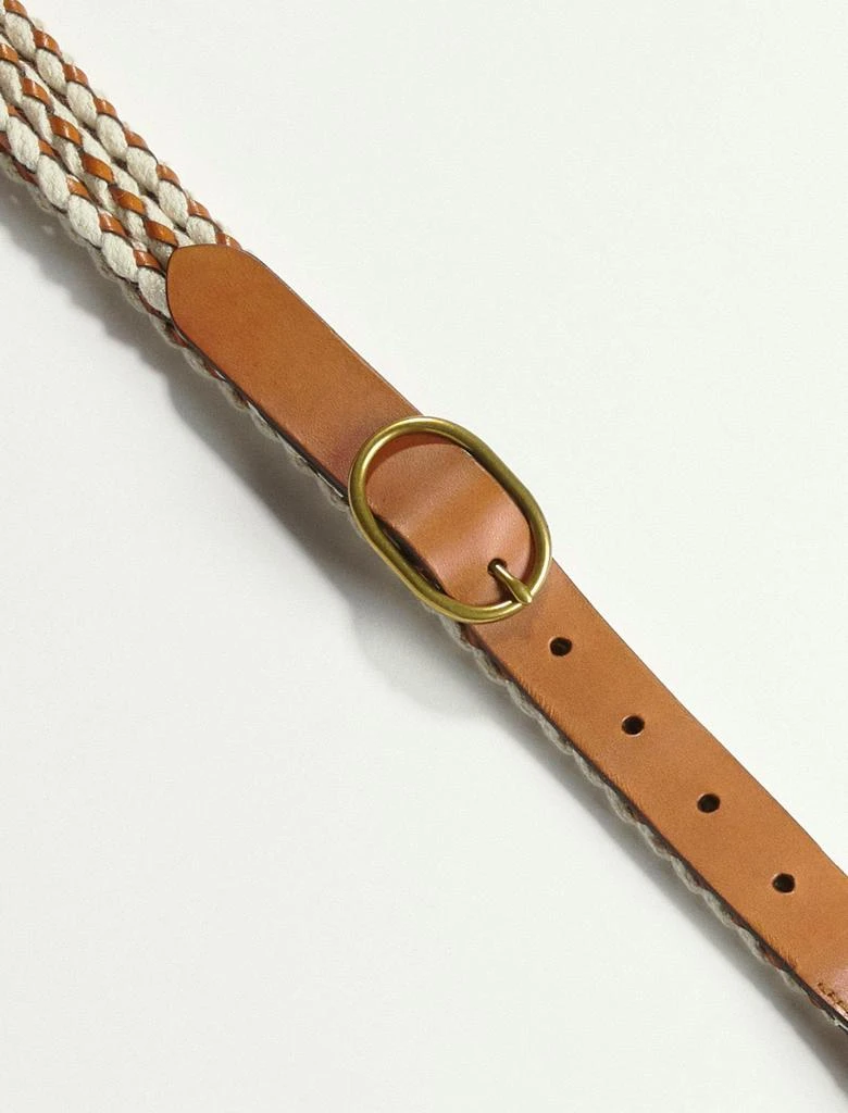商品Lucky Brand|Lucky Brand Leather And Rope Braided Belt,价格¥160,第2张图片详细描述