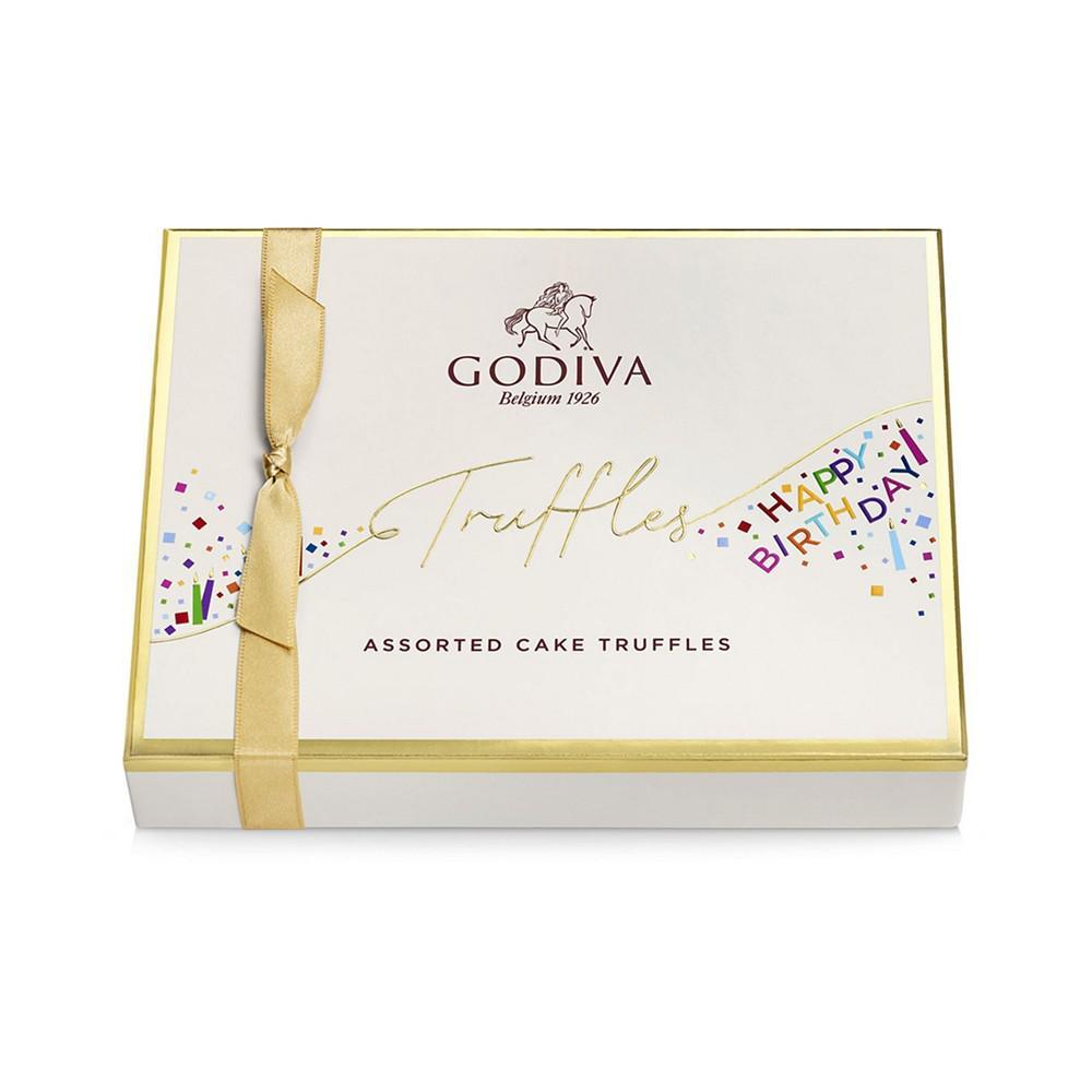 商品Godiva|Happy Birthday Truffle Gift Box, 12 Piece,价格¥253,第4张图片详细描述